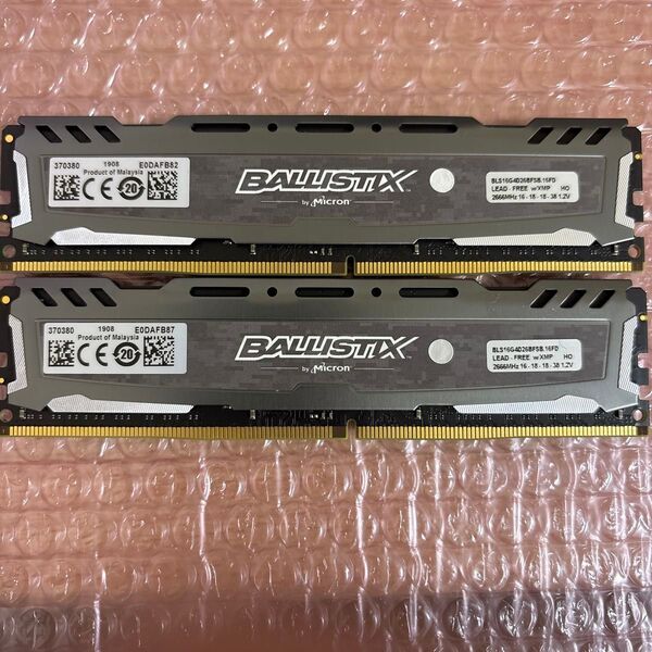 デスクトップ PCメモリ BALLISTIX BLS16G4D26BFSB 32GB( 16GB×2枚)