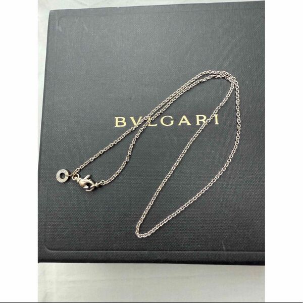 BVLGARI ブルガリ ネックレス チェーン ホワイトゴールド ビーゼロワン ブルガリブルガリ 18K WG 金 ペンダント