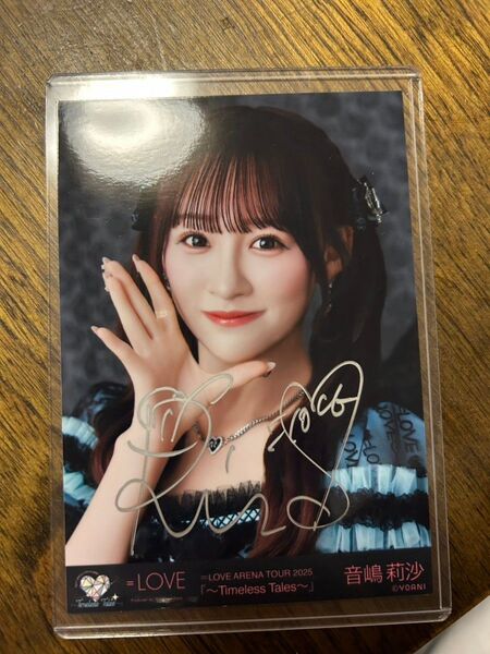 音嶋莉沙 直筆 =LOVE イコラブ ぬいぐるみ パペット モーリーファンタジー限定 生写真 ツアー ステッカー 魔法少女