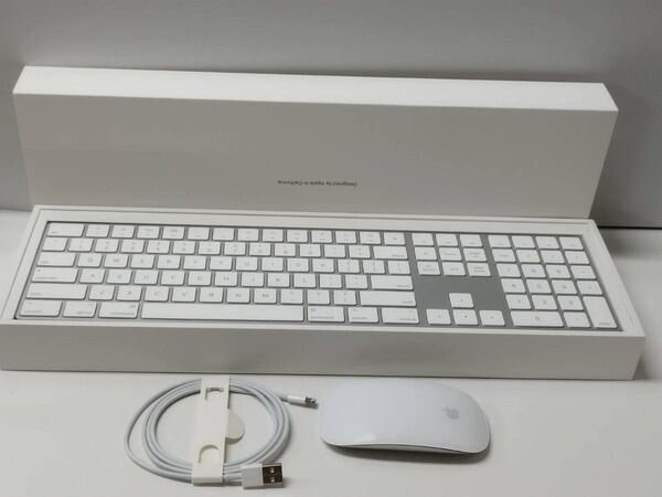 Apple テンキー付きキーボード/US配列(A1843) マウス(A1657) セット!