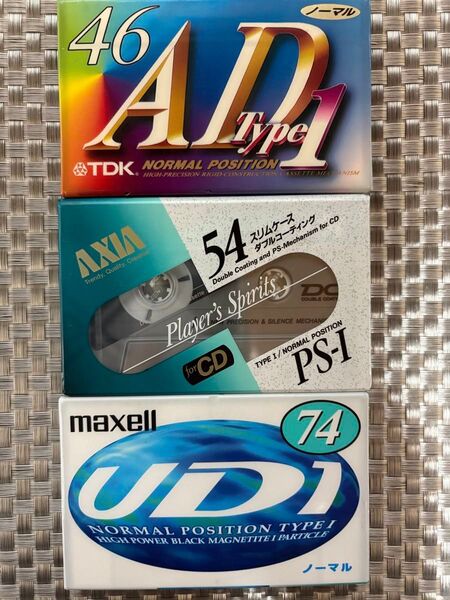 TDK AXIA maxell ノーマル カセットテープ