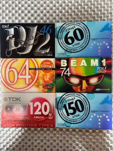 TDK ハイポジ ノーマル カセットテープ