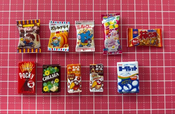ミニチュアお菓子のパッケージ ハンドメイドでお作りします♪