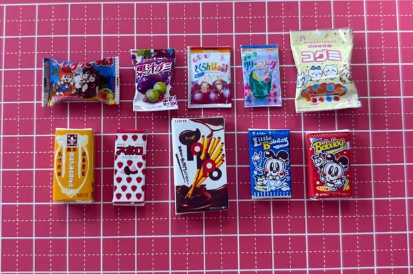 ミニチュアお菓子のパッケージ お好きなお菓子お作りします♪