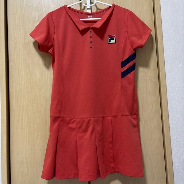 フィラテニスワンピース Lサイズ かわいい襟付きワンピ