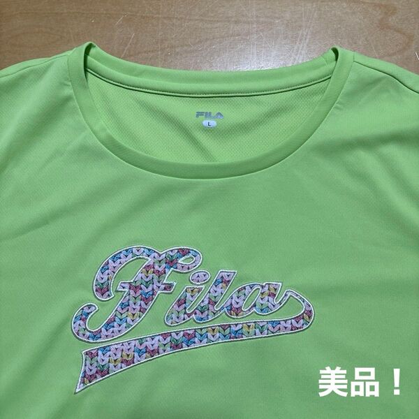 フィラテニスTシャツ Lサイズ 一度着用美品!