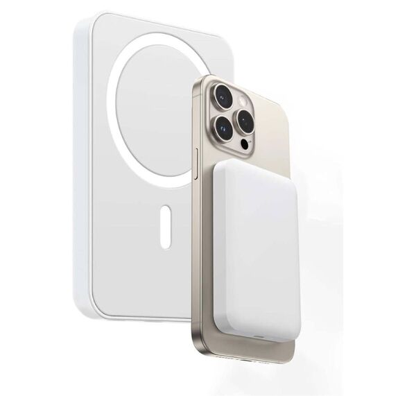 モバイルバッテリー MagSafe 軽量 小型 大容量 10000mAh 急速充電 Type-Cポート入力/出力 PSE認証済
