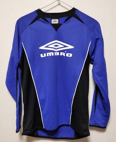 UMBRO アンブロ 長袖サッカーウェア 青・黒 160センチ