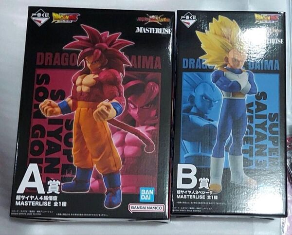 【ドラゴンボール】DAIMA 孫悟空&ベジータMASTERLISEフィギュア