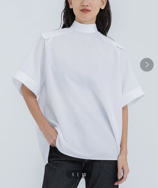 THE RERACS ザリラクス バックジップ P/P ショートスリーブプルオーバー サイズ36