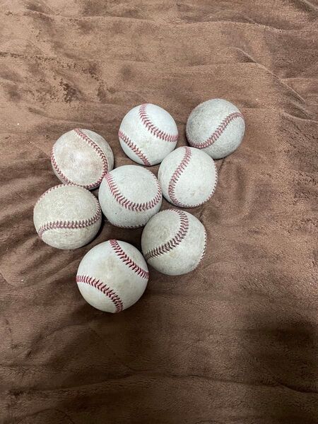 硬式野球ボール 美品!8球