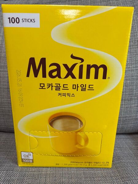 韓国 maxim マキシム モカゴールドコーヒーミックス100本入 1箱 韓国インスタントコーヒー