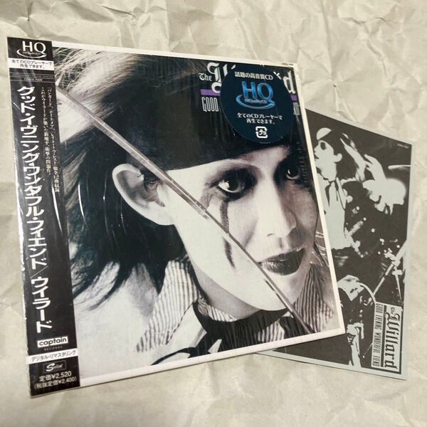 HQCD WILLARD GOOD EVENING WONDERFUL FIEND ウイラード 紙ジャケgism ラフィンノーズ