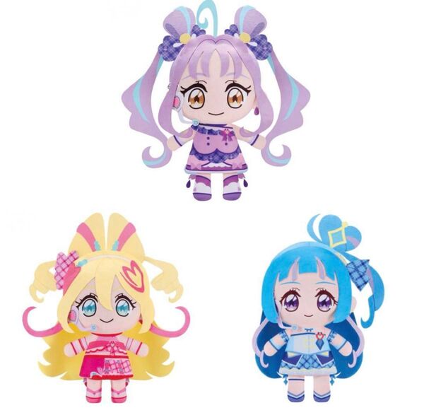 キミとアイドルプリキュア♪ めちゃもふぐっとぬいぐるみ 3種セット