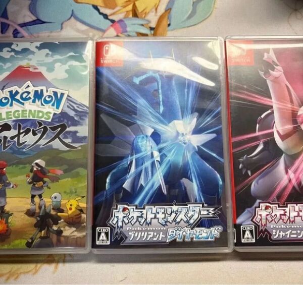 3本 セット【Switch】 ポケットモンスター ブリリアントダイヤモンド シャイニングパール アルセウス