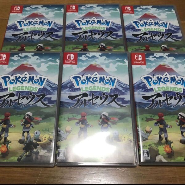 6本セット【Switch】 Pokemon LEGENDS アルセウス ポケモン