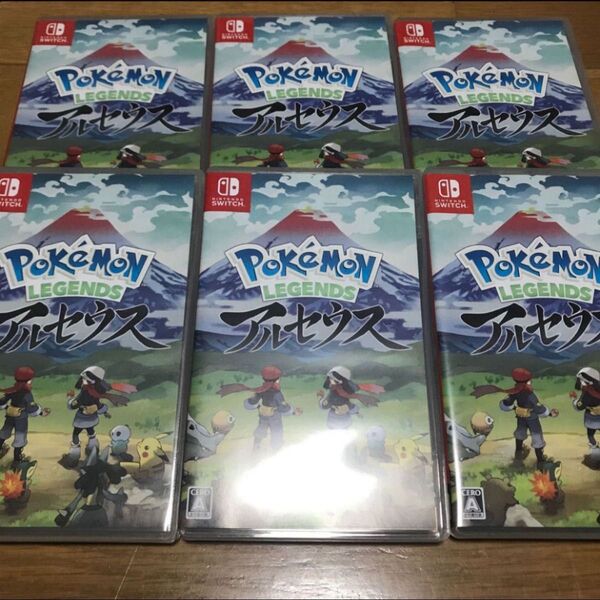 6本セット【Switch】 Pokemon LEGENDS アルセウス ポケモン
