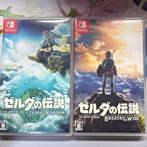 セット ①【Switch】 ゼルダの伝説 ブレスオブザワイルド ティアーズオブザキングダム 2本セット