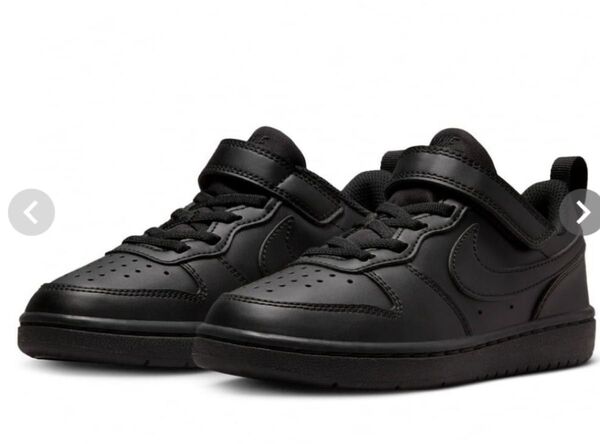 ナイキ(NIKE)(キッズ)ジュニア スニーカー コート ボロー ロー リクラフト PS 22cm