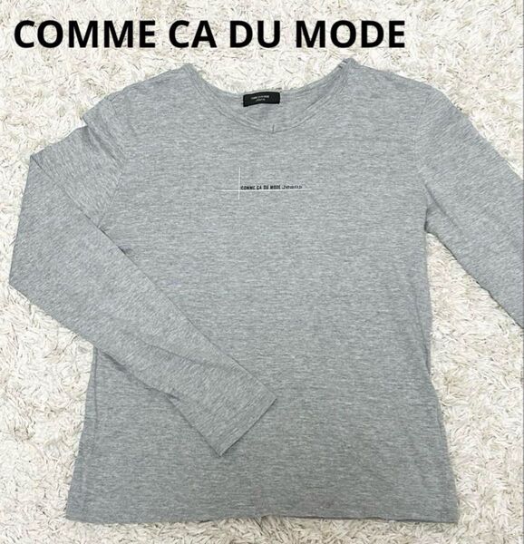 コムサデモード ジーンズ COMME CA DU MODE レディース トップス Tシャツ 長袖 グレー S