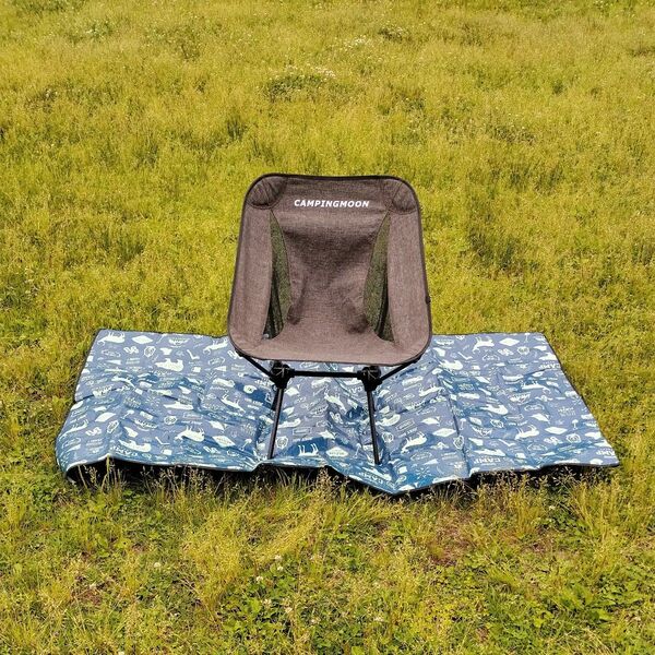 キャンピングムーン 座面広々 コンパクトチェア 超軽量航空アルミ使用 簡単組立 キャンプ用リラックスチェア 耐荷重120kg