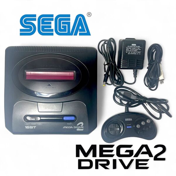 SEGA MEGA DRIVE 2 本体一式セット セガ メガドライブ2