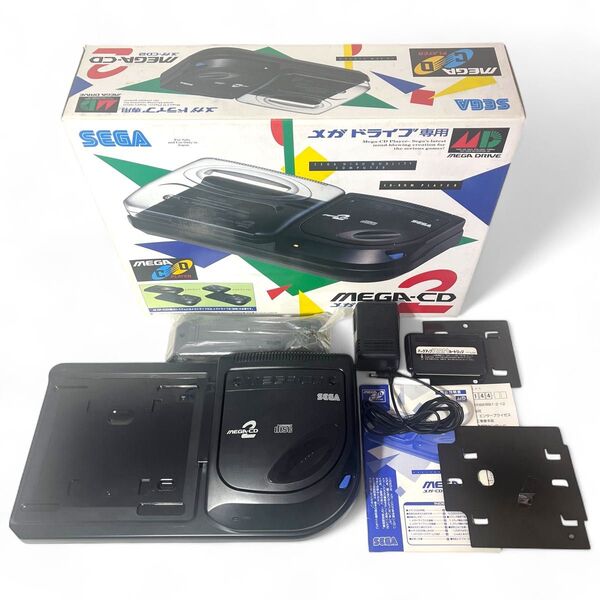 SEGA MEGA‐CD2 本体 箱・説付 美品 動作確認済 メガCD2 HAA-2912