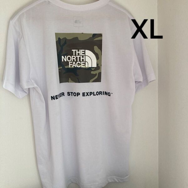 THE NORTH FACE Tシャツ ボックスロゴ XL ホワイト 白