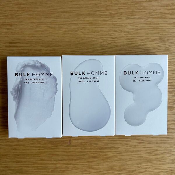 【新品・未開封】BULK HOMME バルクオム 洗顔料・化粧水・エマルジョン 3点セット