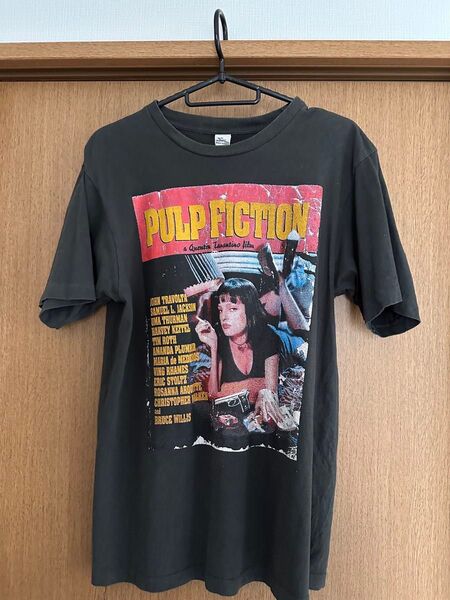 パルプ・フィクション pulp fiction Tシャツ ブラック 黒 古着 映画