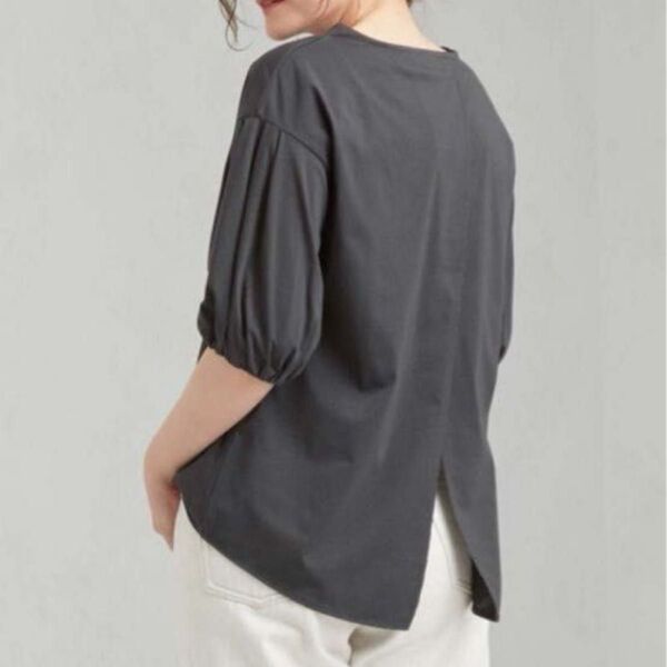 未使用 green label relaxing バックスリット Tシャツ カットソー 半袖 トップス ブラウス