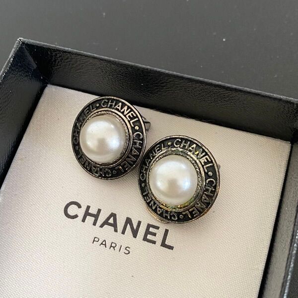 CHANEL シャネル イヤリング パール ヴィンテージ シルバー アクセサリー