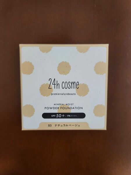 24h cosme ミネラルモイストパウダーファンデ 03 ナチュラルベージュ リフィル 12g
