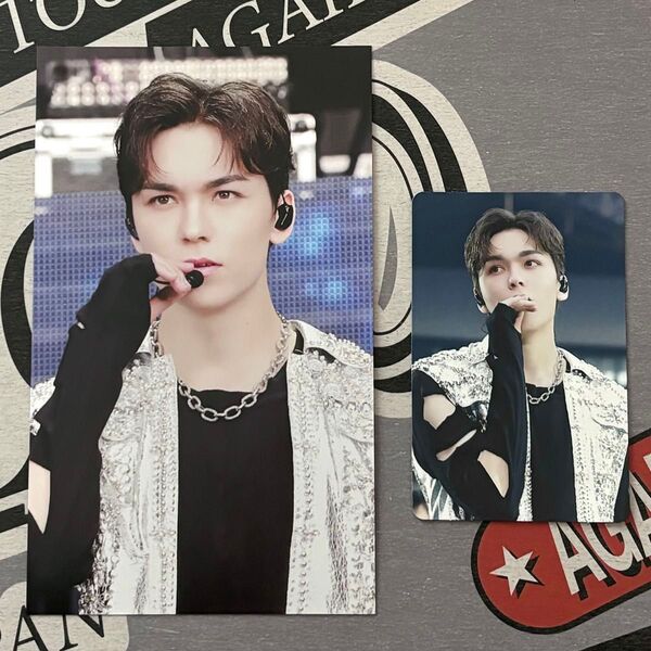 SEVENTEEN FOLLOW AGAIN JAPAN バーノン VERNON トレカ ポストカード セット 日産 グッズ