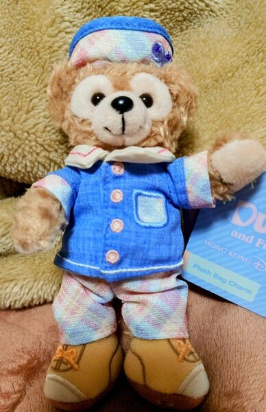ダッフィー ぬいぐるみキーチェーン 香港DL 東京ディズニーシー スリーブ ポストカード 20周年 カラフルハピネス シール