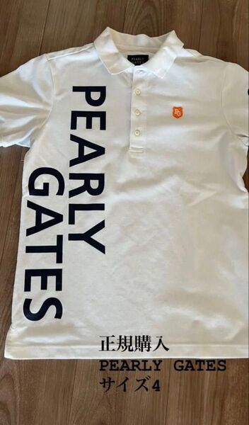 正規 サイズ4 パーリーゲイツ PEARLYGATES Tシャツ ポロシャツ