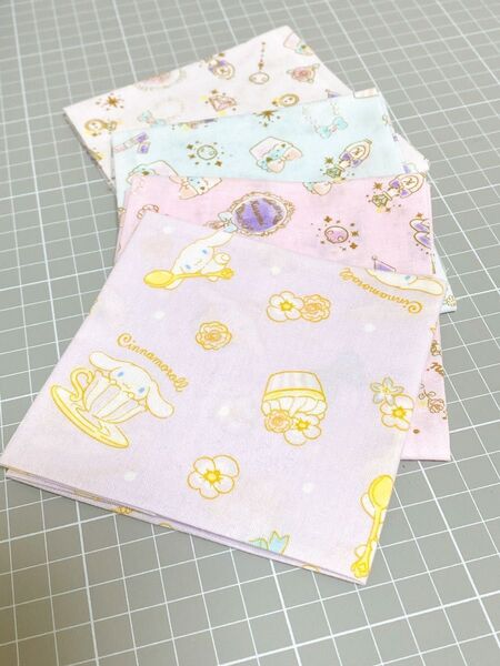 サンリオ ハギレ シナモロール クロミ Sanrio 4枚セット カットクロス パッチワーク