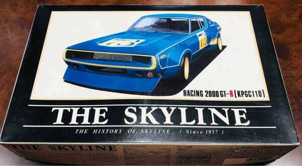 1/24 プラモデル 日産 スカイライン レーシング2000GT-R KPGC110 アオシマ ケンメリ skyline