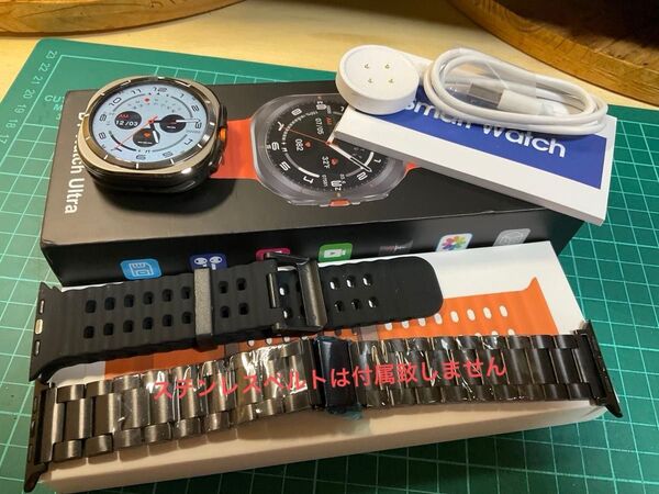 DT Watch ultra ブラックフレーム スマートウォッチ