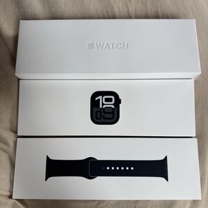 Apple Watch Series10 GPSモデル 42mm ジェットブラック ブラックスポーツバンド S/M