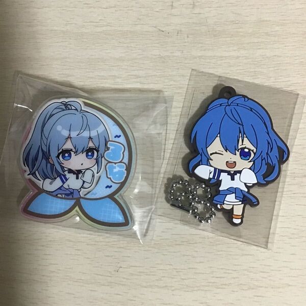 カラフルピーチ るな クリップ ラバーチャーム
