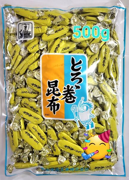 500g とろろ巻昆布 中山食品工業 磯の木昆布の姉妹品 とろろ巻き昆布
