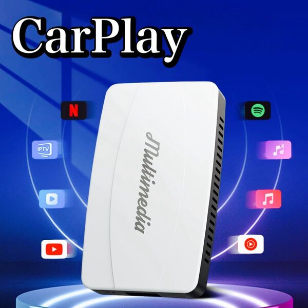 CarPlay ワイヤレス AI BOX 動画視聴 高速 USB iPhone Android 日本語説明書 自動接続 GW