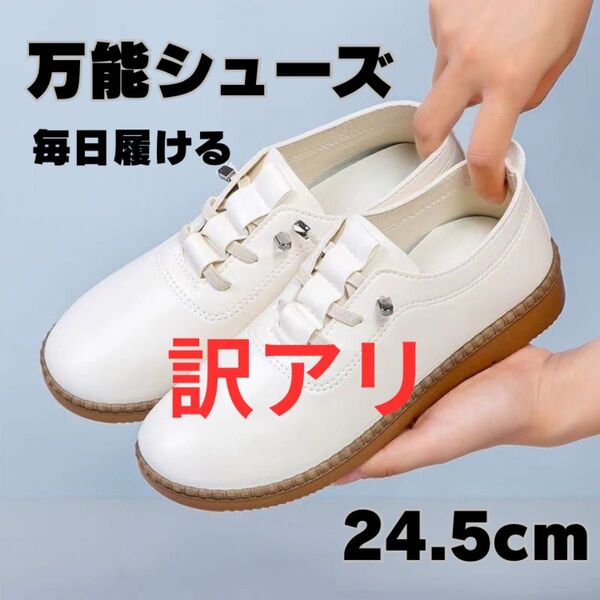 訳アリ!スニーカー ウォーキング レディース レディーススニーカー シンプルスニーカー 24.5cm 婦人靴 万能