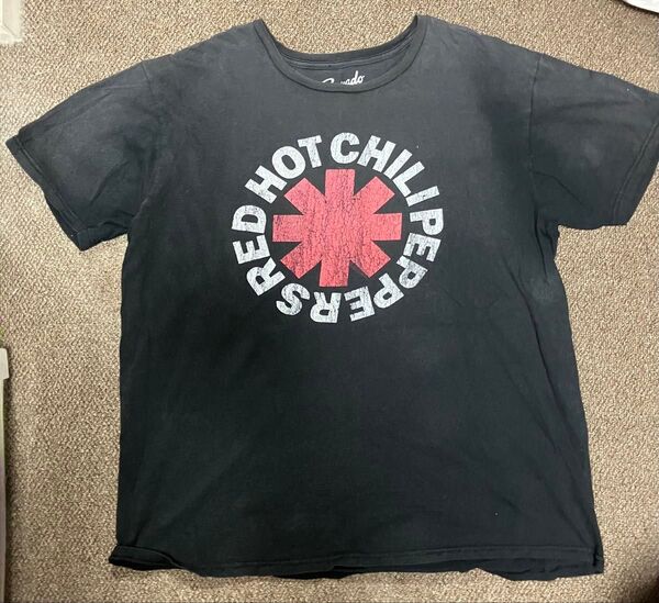 Red Hot Chili Peppers Tシャツ 黒 ブラック 古着 XXLサイズ