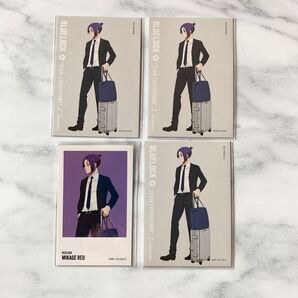 ブルーロック ベースヤードトーキョー 御影玲王 ステッカー 特典カード トレカ 4枚セット