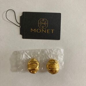 MONET ヴィンテージイヤリング ゴールド