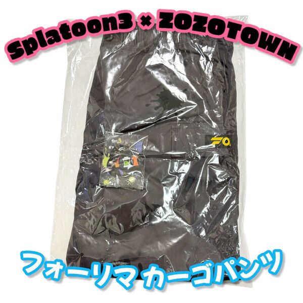 【未開封新品】Splatoon3 × ZOZOTOWN フォーリマ カーゴパンツ グレー Mサイズ ユニセックス