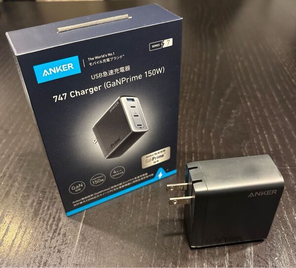 Anker 747 Charger (GaNPrime 150W) A2340N11 (ブラック)USB急速充電器 PD対応充電器