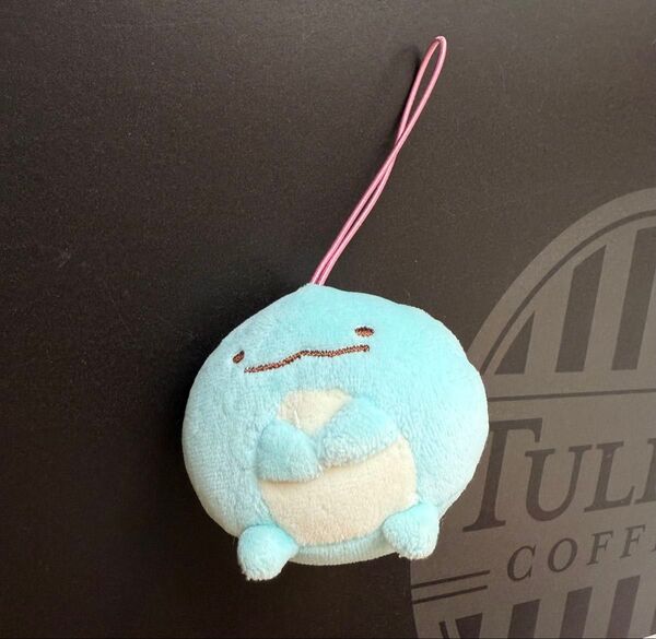 すみっコぐらし とかげ ゴム付き マスコット ぬいぐるみ